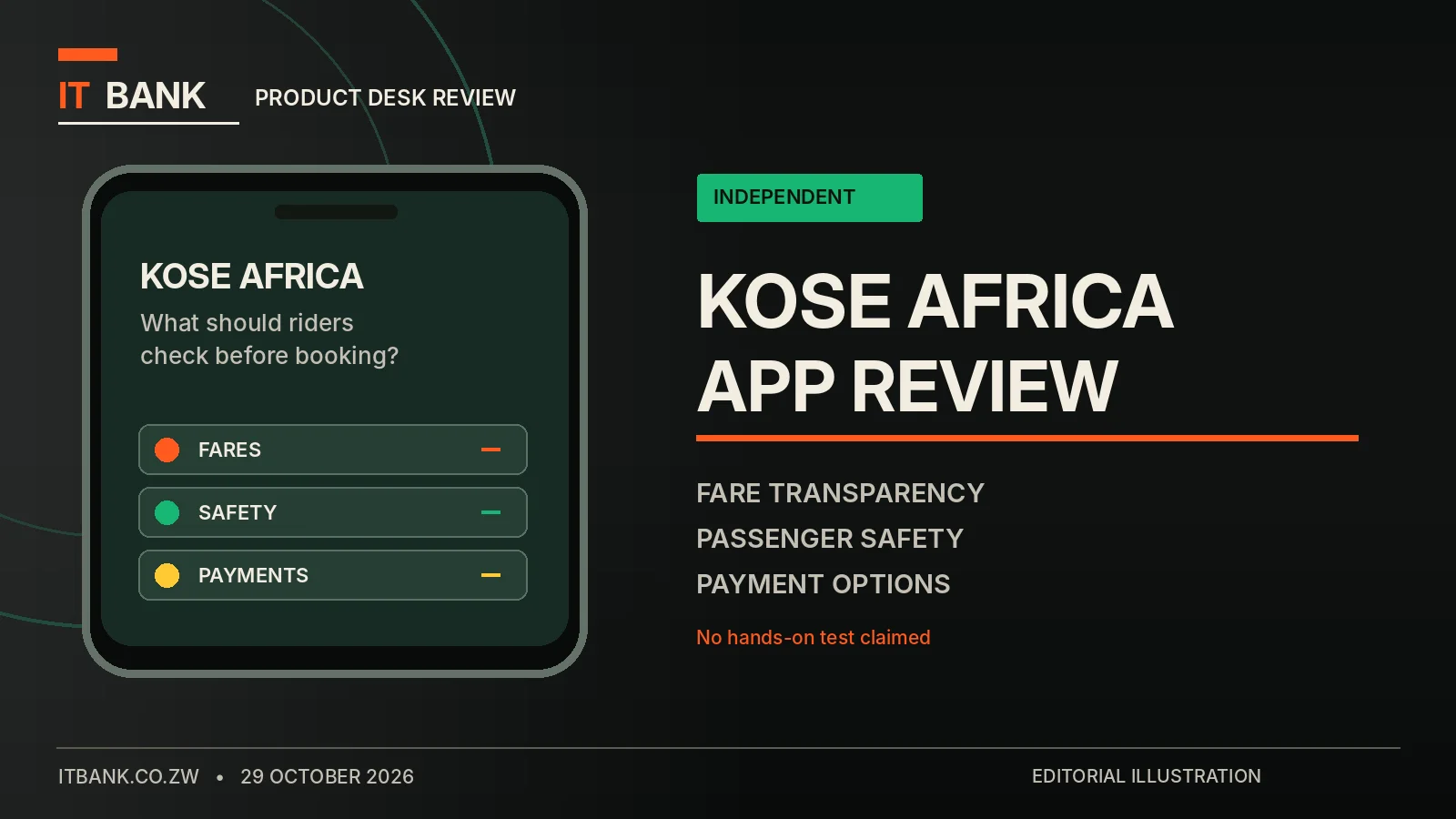 Cover for Kose Africa Review: Can Harare's Ride, Food and Shopping App Deliver on Its Promise?