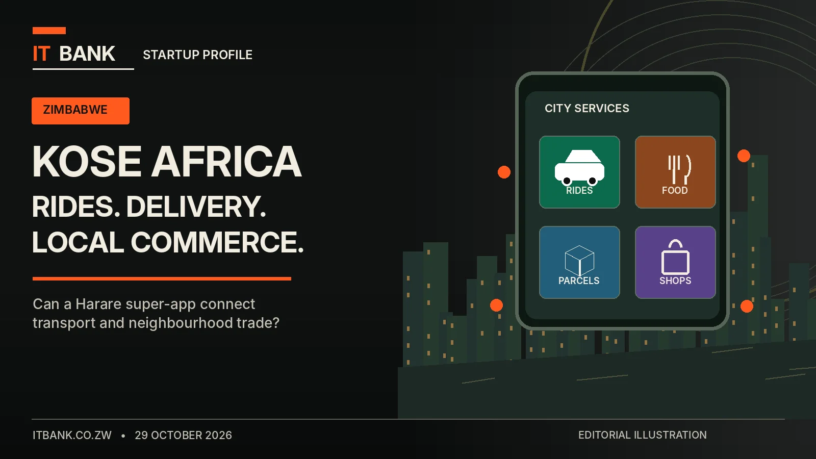 Cover for Kose Africa: How Zimbabwe's Harare Super-App Is Combining Rides, Deliveries and Local Commerce